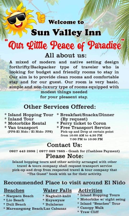 Backpackers Inn Gardenview Inn El Nido Exterior foto